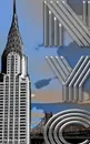 Iconic Chrysler Building New York City Sir Michael Huhn Artist Drawing Journal - Michael Huhn, Sir Michael Huhn