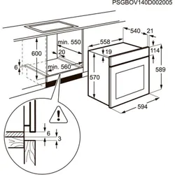 Духовой шкаф electrolux oee5c71z