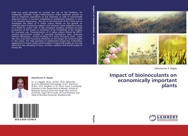 Обложка книги Impact of bioinoculants on economically important plants, Uttamkumar S. Bagde