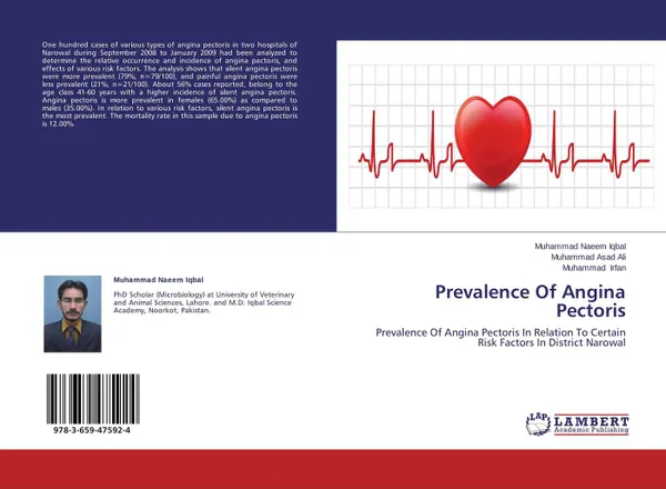 Обложка книги Prevalence Of Angina Pectoris, Muhammad Naeem Iqbal,Muhammad Asad Ali and Muhammad Irfan