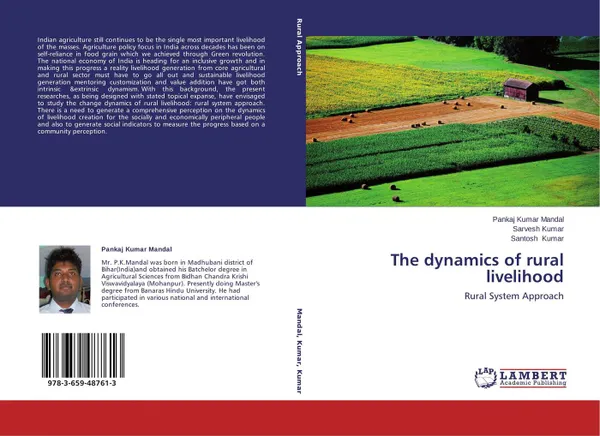 Обложка книги The dynamics of rural livelihood, Pankaj Kumar Mandal,Sarvesh Kumar and Santosh Kumar