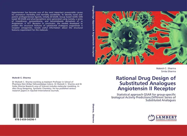 Обложка книги Rational Drug Design of Substituted Analogues Angiotensin II Receptor, Mukesh C. Sharma and Smita Sharma