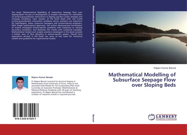 Обложка книги Mathematical Modelling of Subsurface Seepage Flow over Sloping Beds, Rajeev Kumar Bansal