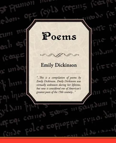 Обложка книги Poems, Emily Dickinson