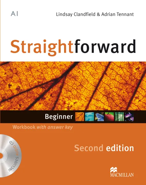 Обложка книги Straightforward: Beginner: Workbook with with answer key, Lindsay Clandfield & Adrian Tennant