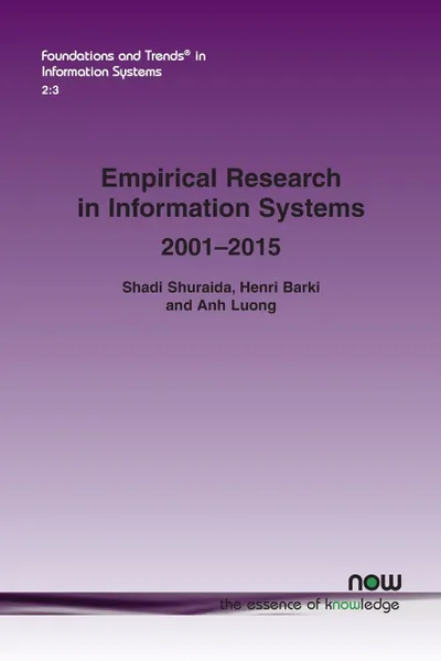 Обложка книги Empirical Research in Information Systems. 2001-2015, S. Shuraida, H. Barki, A. Luong