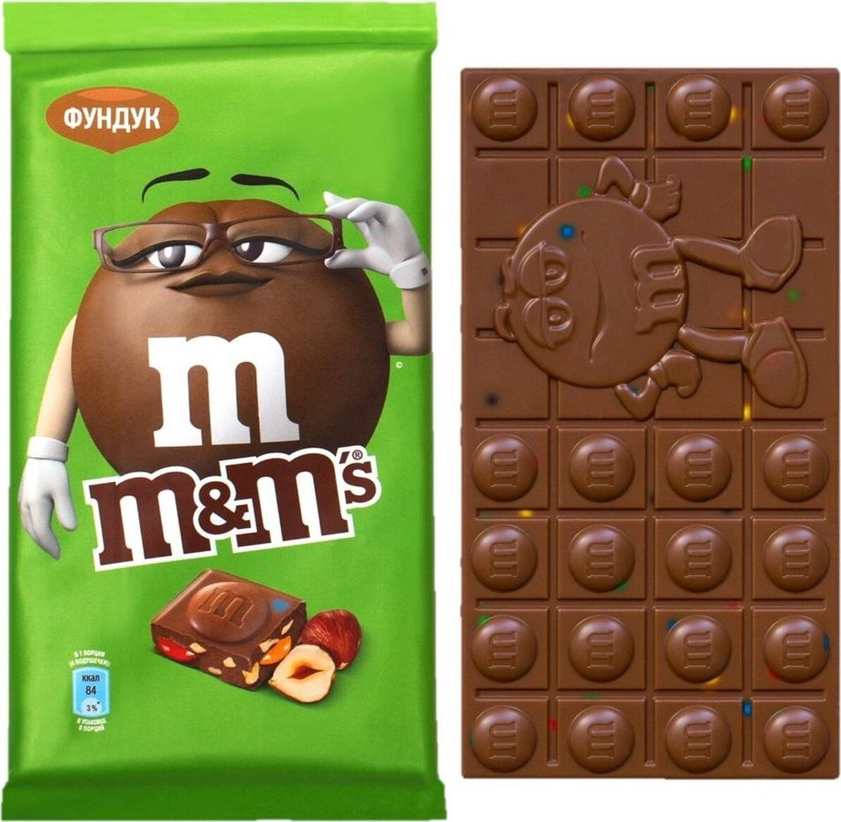 Шоколад m&m`s 125г молочный шоколад с разноцветным драже