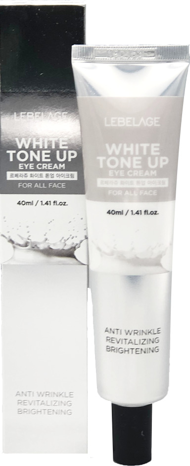 Toning white. Lebelage осветляющий крем для век Eye Cream White Tone up. Lebelage White Tone up Eye Cream осветляющий крем для кожи вокруг глаз, туба, 40 мл. Крем для кожи вокруг глаз выравнивающий тон Lebelage White Tone up Eye Cream. 'Lebelage крем для глаз 1261 осветляющий 40 мл. В тюбике Lebelage Eye Cream_White toneup.