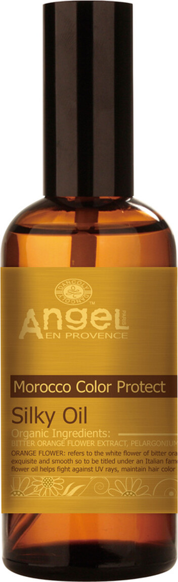 фото Angel Provence масло с эффектом сафьяна для защиты цвета "Апельсин" 100 мл.