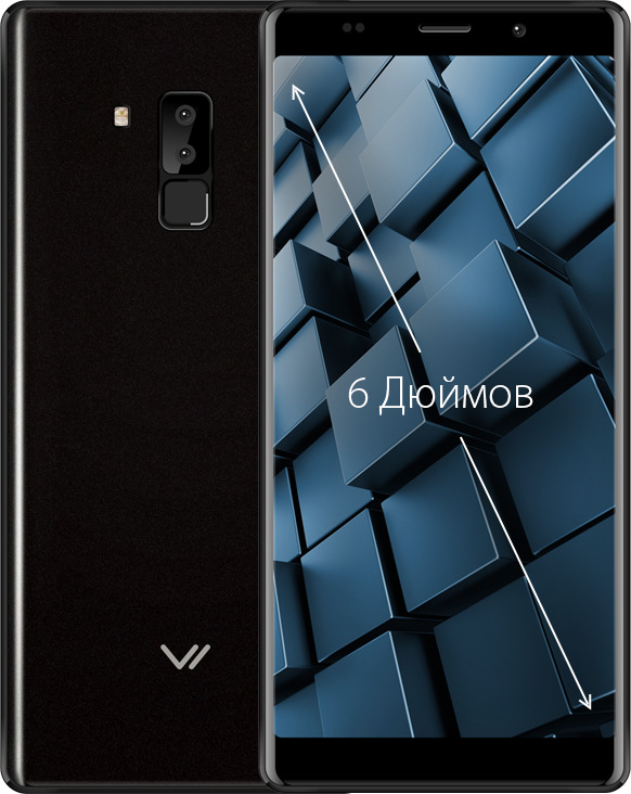 фото Смартфон Vertex Impress Cube 2/16GB, черный