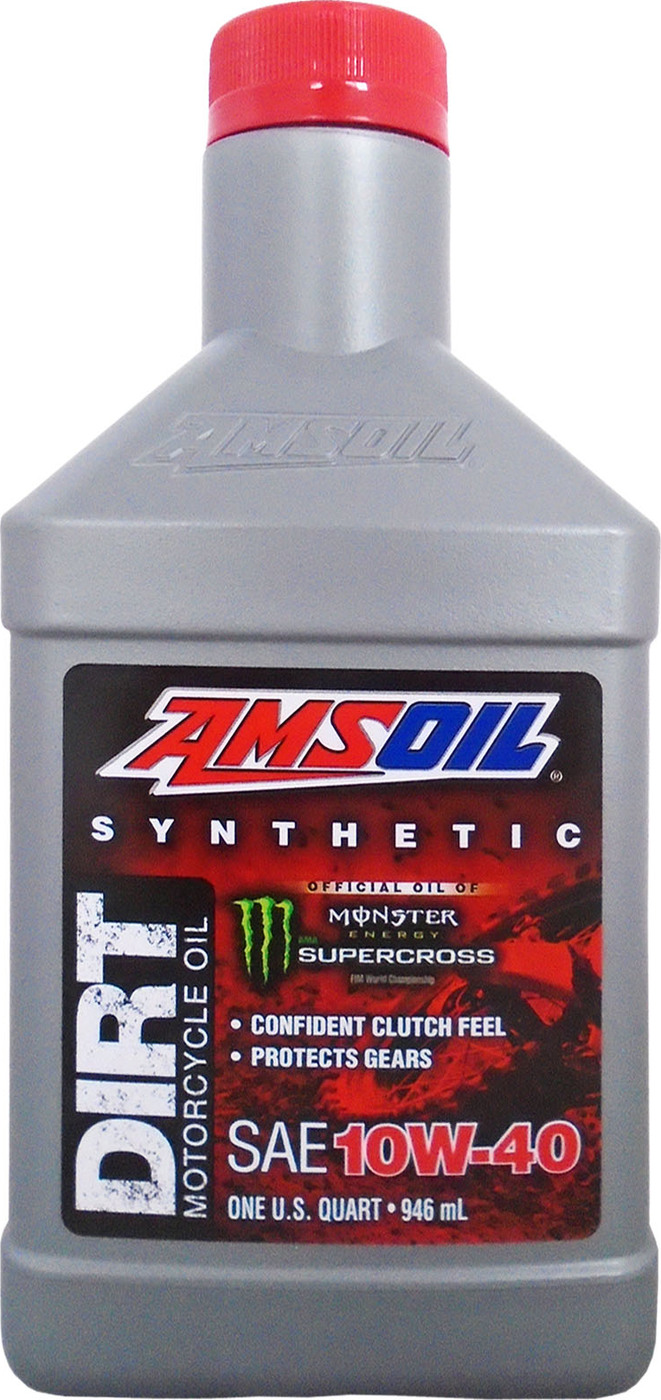 фото Мотоциклетное масло AMSOIL Synthetic Dirt Bike Oil SAE 10W-40 (0,946л)