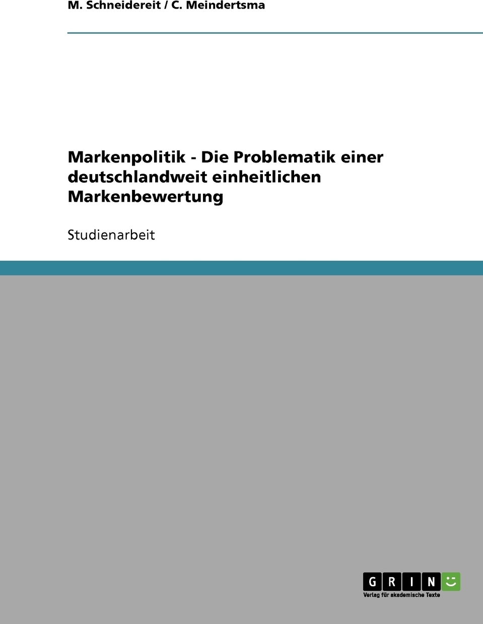 фото Markenpolitik - Die Problematik einer deutschlandweit einheitlichen Markenbewertung