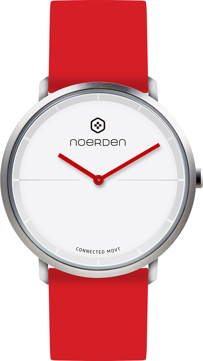 фото Гибридные смарт-часы Noerden LIFE2, цвет красный