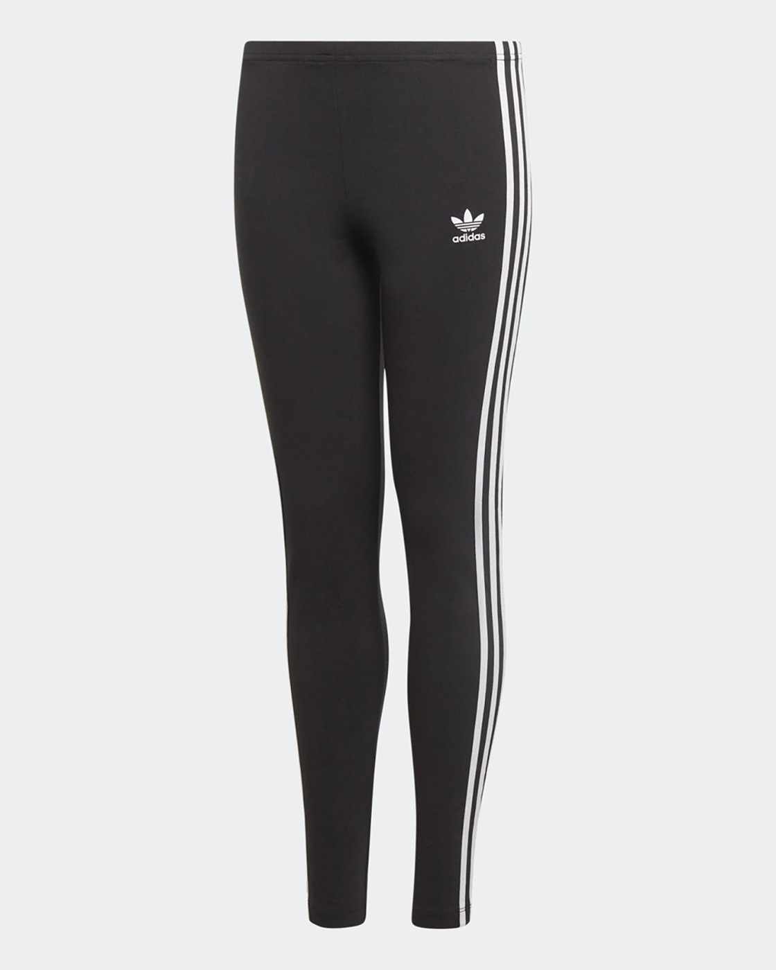 Adidas 3 stripe 2025 leggings black and white