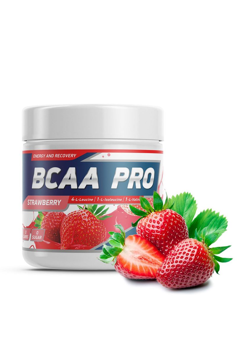 Geneticlab Nutrition BCAA PRO powder 250 г/20servStrawberry (Клубника ...