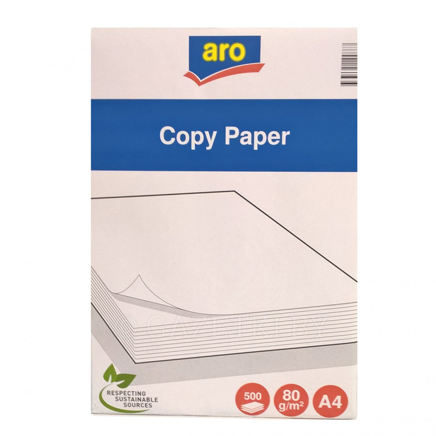 Бумага 80 а4 купить. Aro бумага офисная а4. Бумага Aro а4 80 г/м офисная 500 листов. Офисная копировальная бумага. Copy paper Aro.