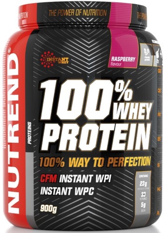 100% Вей Протеин Малина/100% WHEY PROTEIN Nutrend, банка 900г — купить ...
