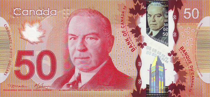Канада $100 2011 (выпущен 2017) сиг Wilkins-Poloz, полимер. P-110c. Не бывшая в