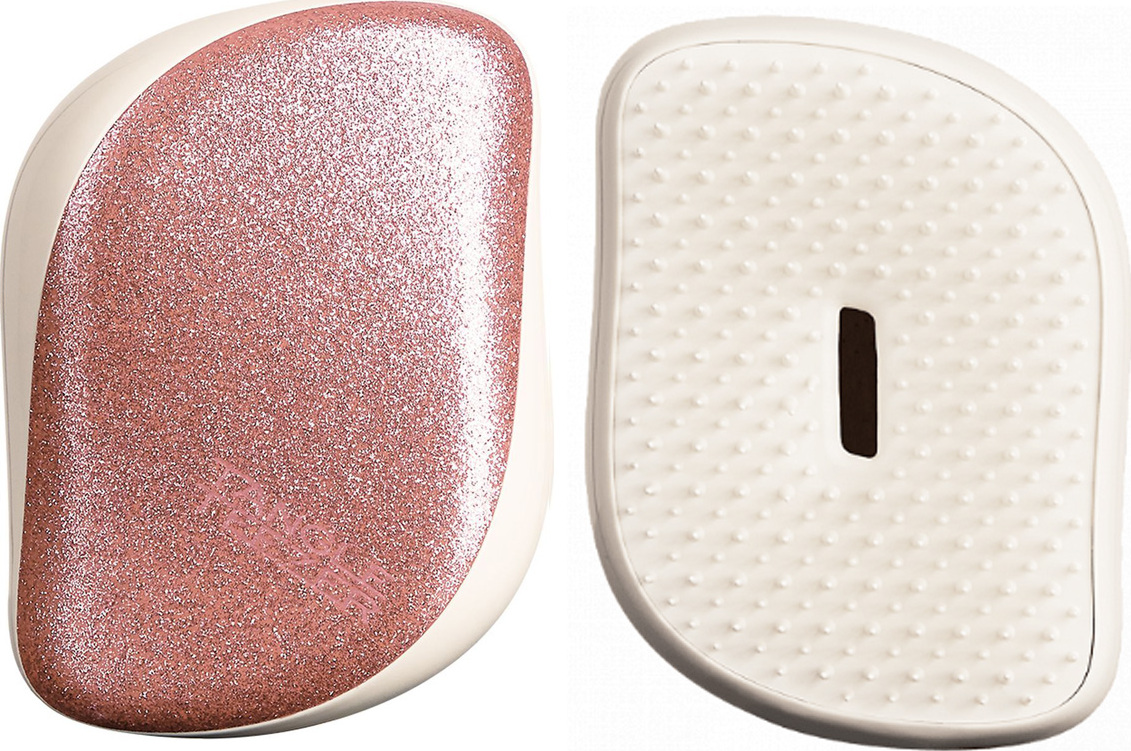 Tangle Teezer Расческа Compact Styler Rose Gold Glaze, цвет розовый - изображение