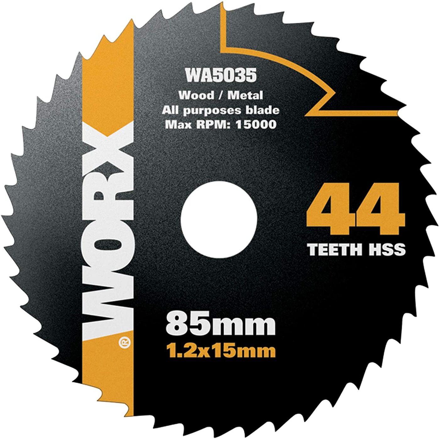 WorxДискпильный85x1.2x15;44зуб.