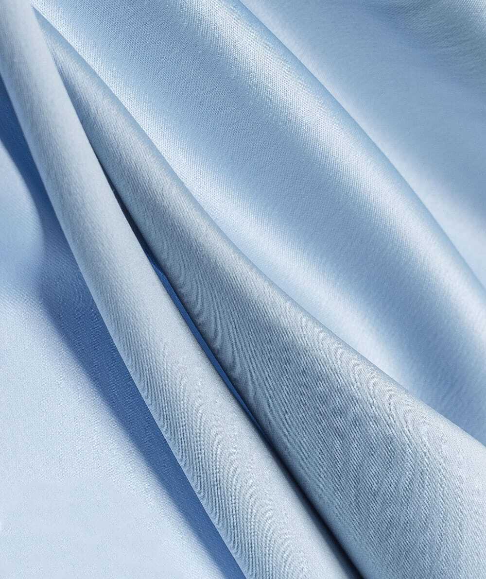 Плотный атлас. Стрейч астрал ткань. Атлас Дюпон. Белый. Светло голубая ткань. Голубой атлас ткань.