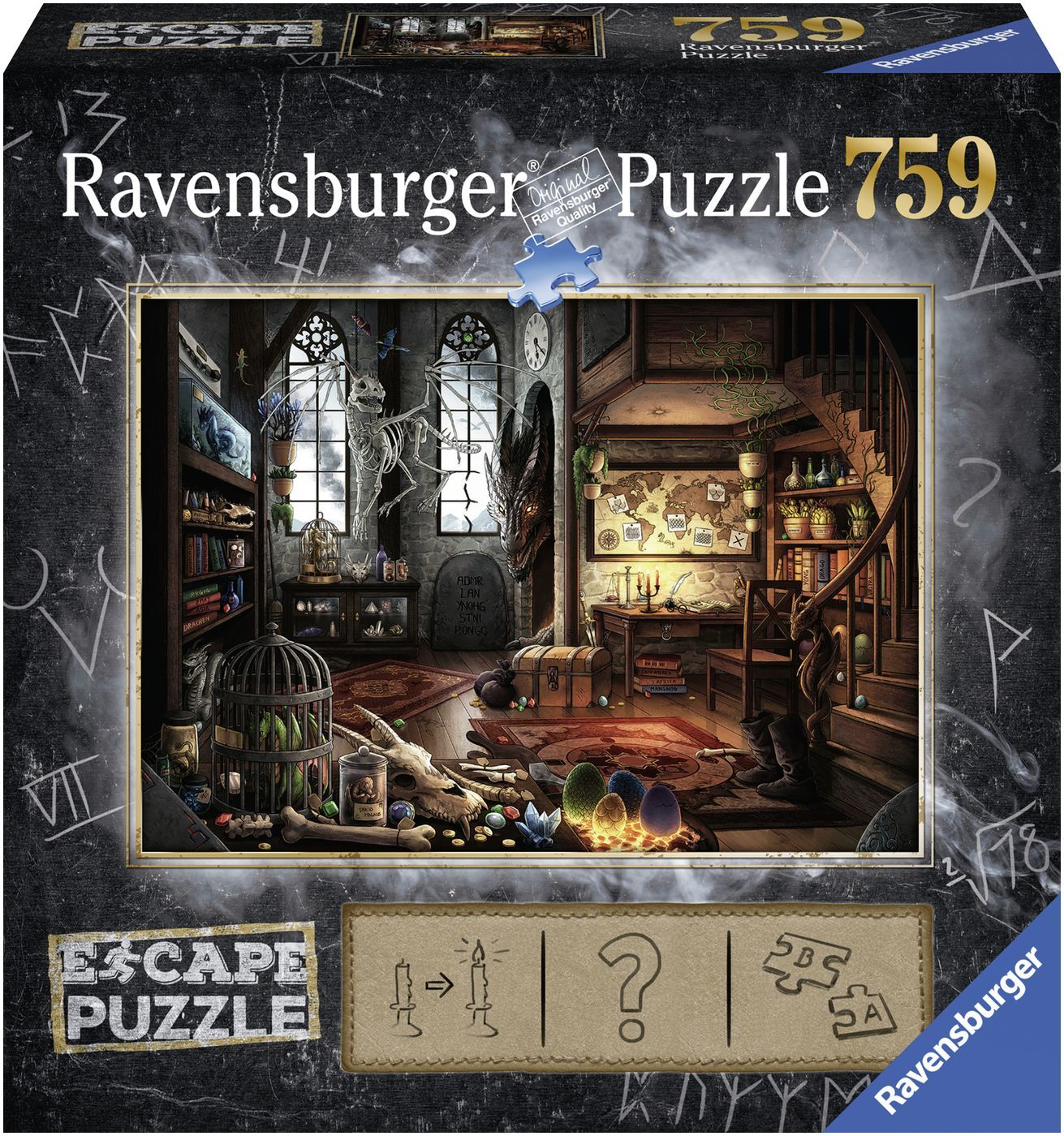 Пазл - квест Ravensburger Лаборатория дракона 759 эл. — купить в ...