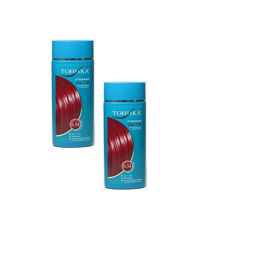 Тоника оттеночный бальзам для волос 6 54 красное дерево