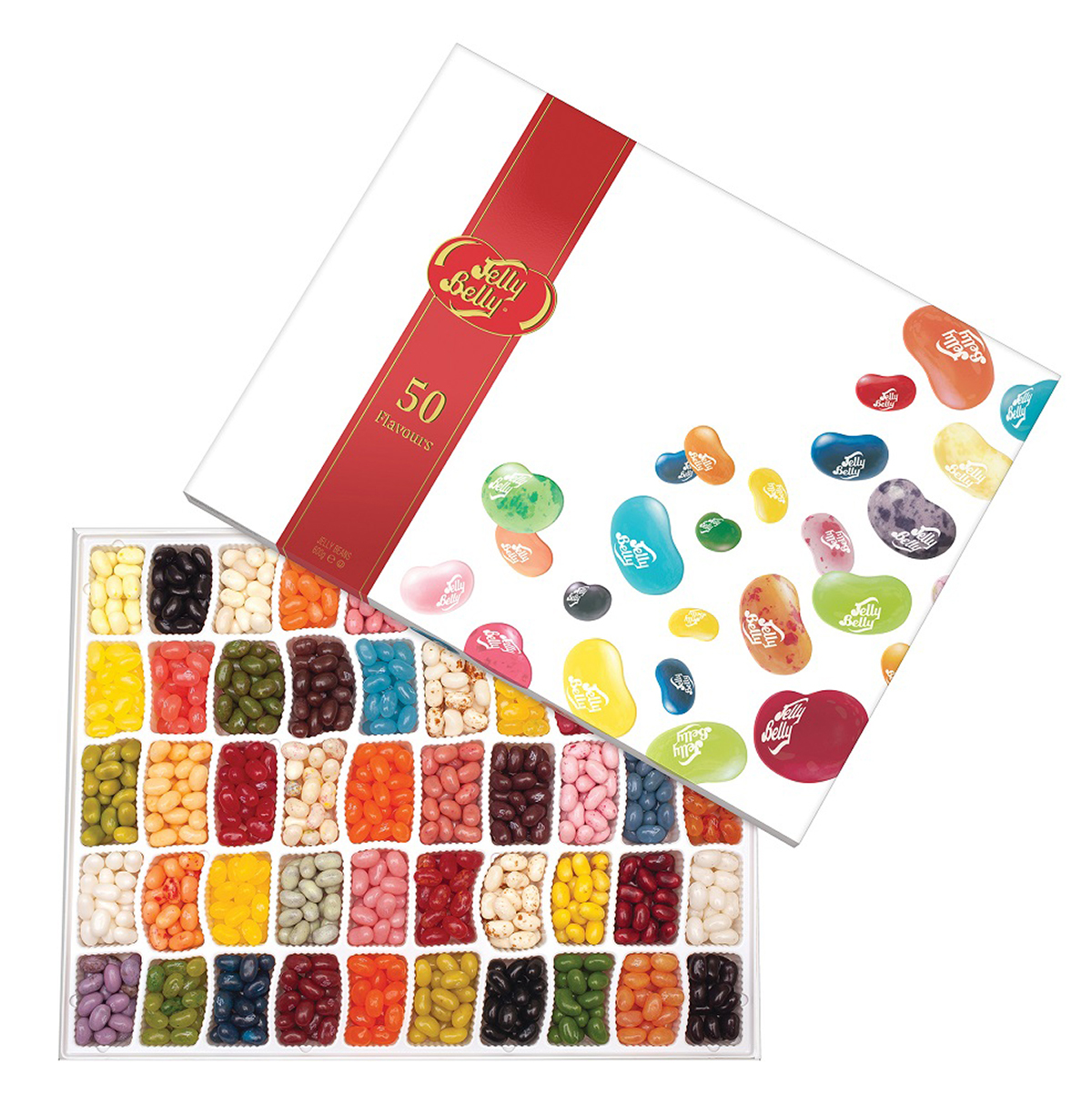 Драже жевательное Jelly Belly ассорти 50 вкусов 600 г подарочная коробка -  купить с доставкой по выгодным ценам в интернет-магазине OZON (200893719)