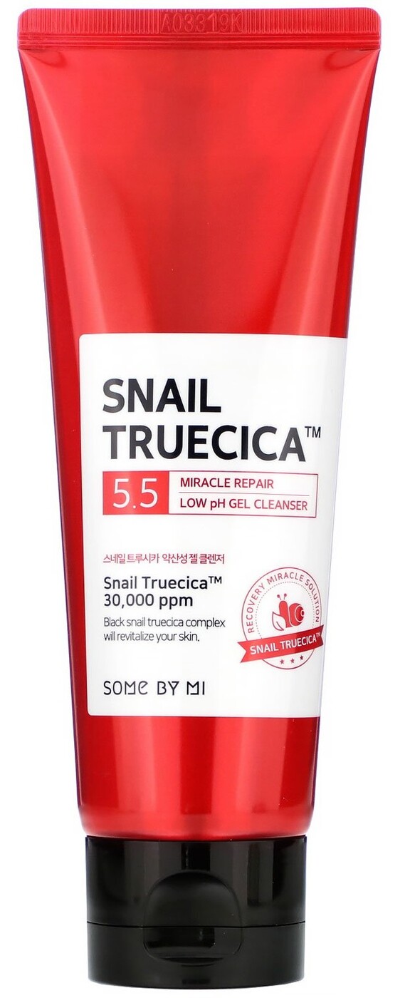 SOME BY MI Гель для умывания восстанавливающий с муцином улитки SNAIL TRUECICA MIRACLE REPAIR LOW pH GEL CLEANSER