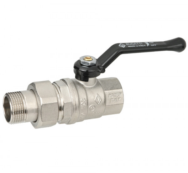 Кран шаровой со сгоном 1/2\" Bugatti Oregon 322 (внутренняя - наружная ...