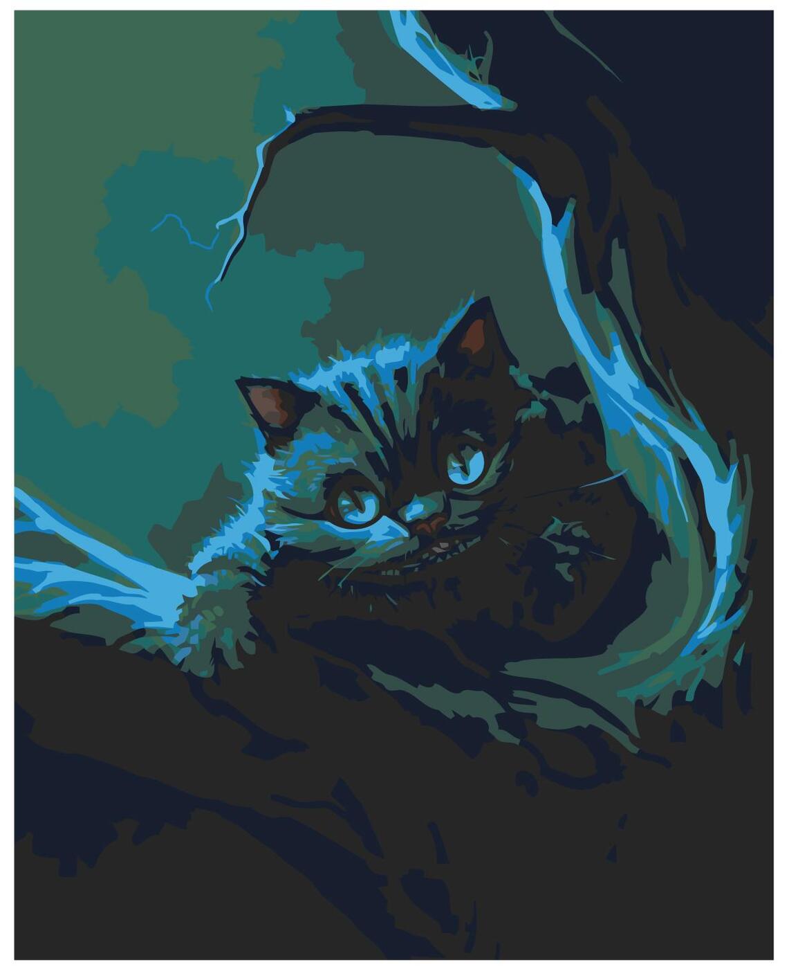 Чеширский кот арт