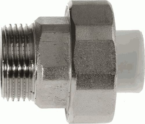 Муфта полипропиленовая комбинированная разъемная 32*1\", переход на ...