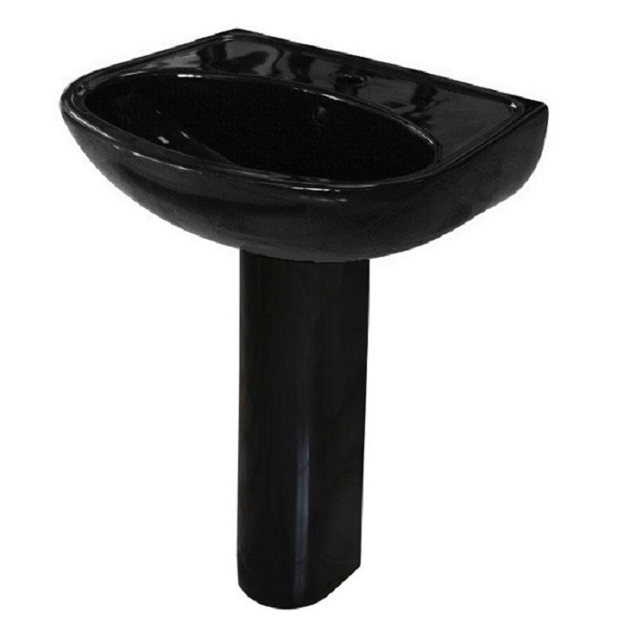 Раковина и пьедестал Омега, черный — купить в интернет-магазине OZON с ...