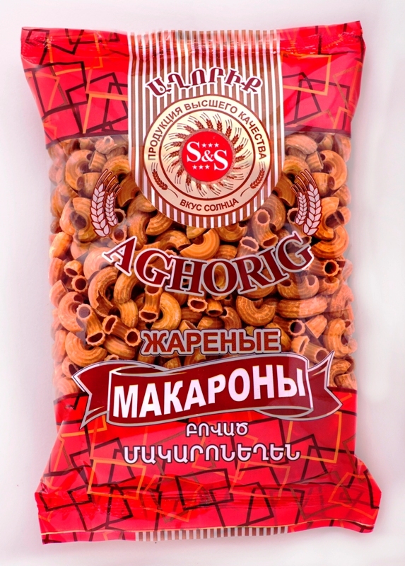 Макароны жареные рожки "Aghorig", 400г - купить с доставкой по выгодным ...