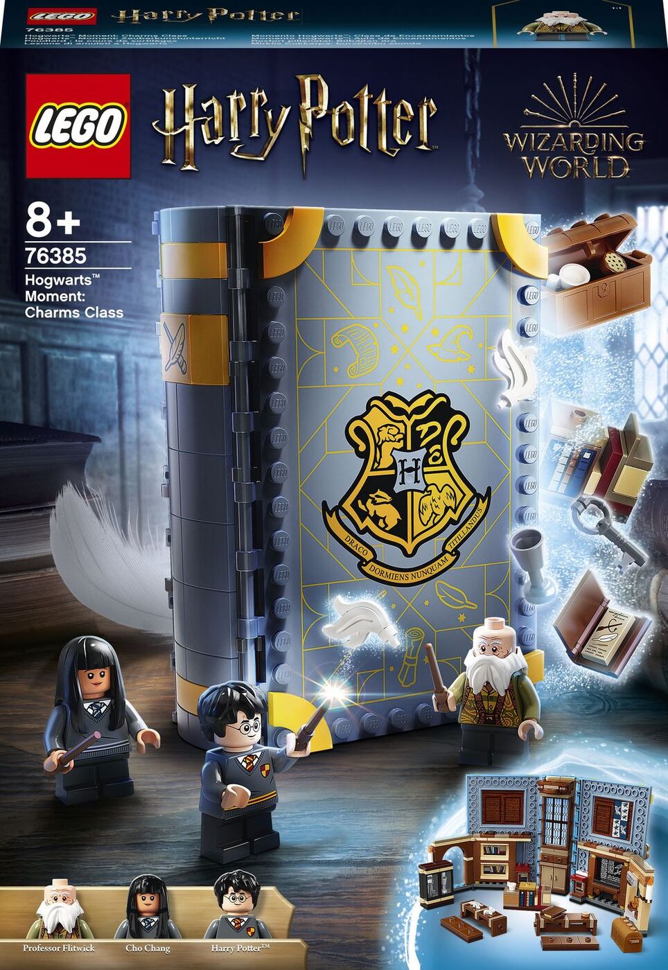 Конструктор LEGO Harry Potter Учёба в Хогвартсе: Урок заклинаний, 256  деталей, 8+, 76385