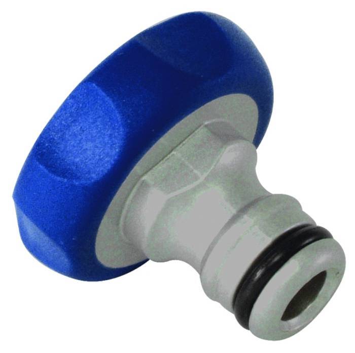 Штуцер для шланга резьбовой 19мм GREEN APPLE GWTA20-053 / соединитель ...