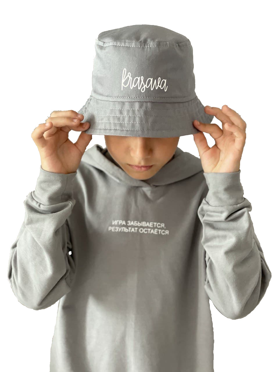 Панама Серая Однотонная Купить Оптом