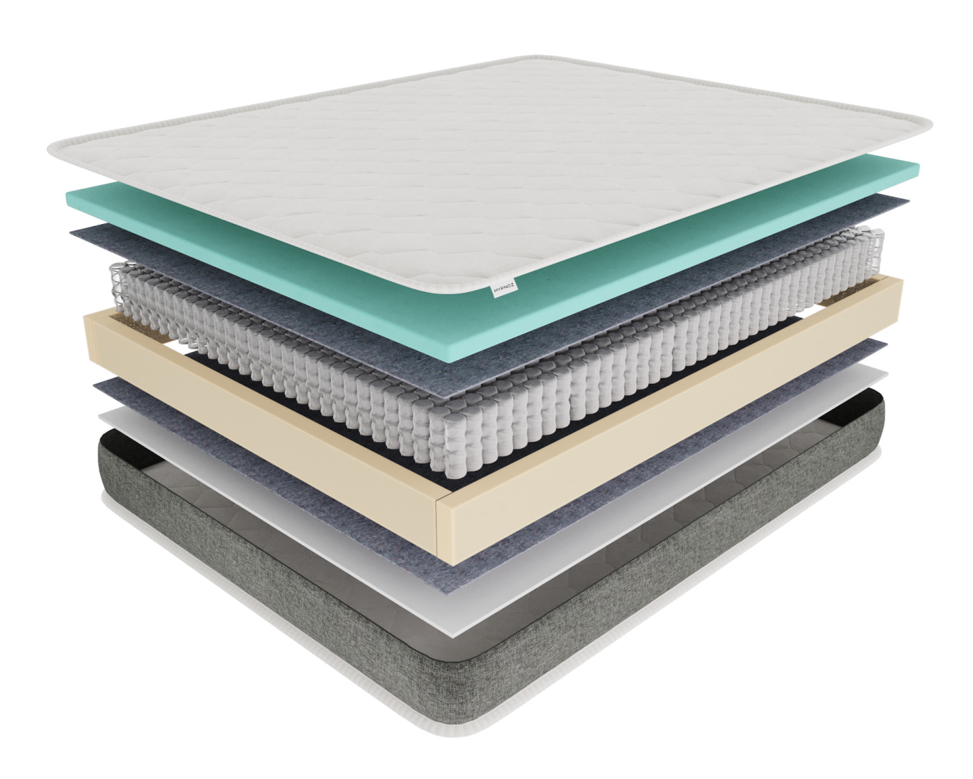 Матрас HYPNOZ Spring Memory, Независимые пружины, 80x200 см - купить по ...