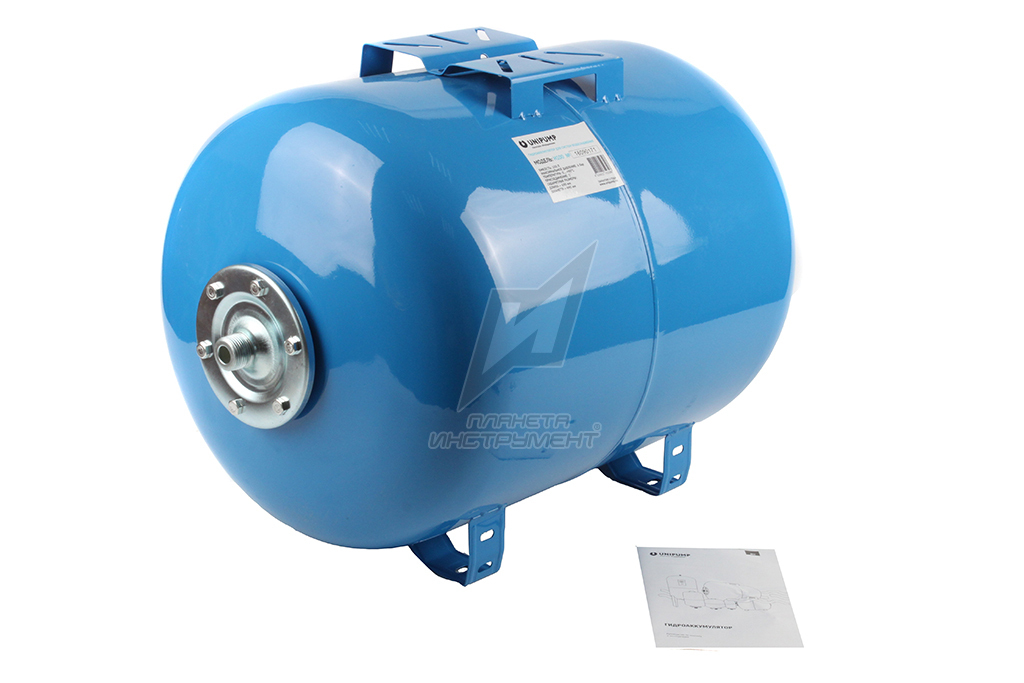 Характеристики Гидроаккумулятор горизонтальный UNIPUMP 100 литров ...