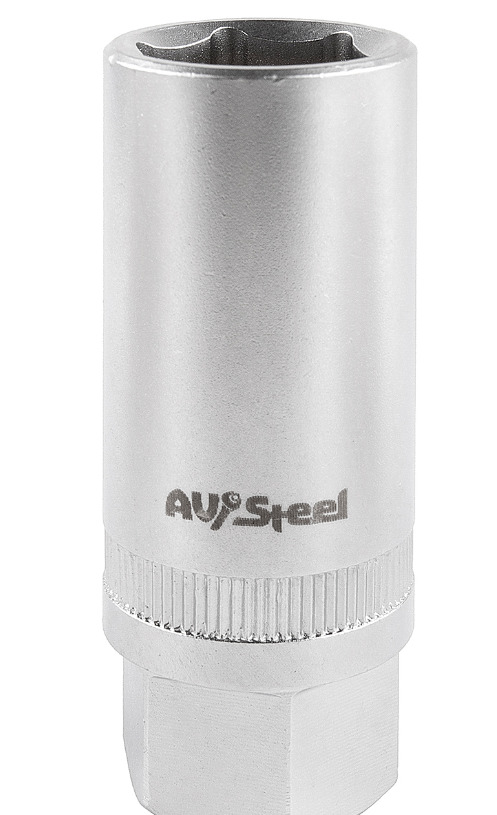 Головкасвечная1/2",18мм,6-гранная,спружиной"AVSteel"