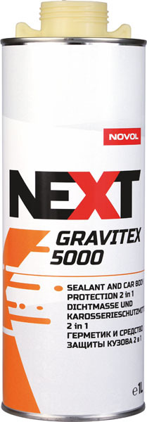 Антигравийное покрытие NEXT GraviTex 5000 с добавлением герметика (1л)