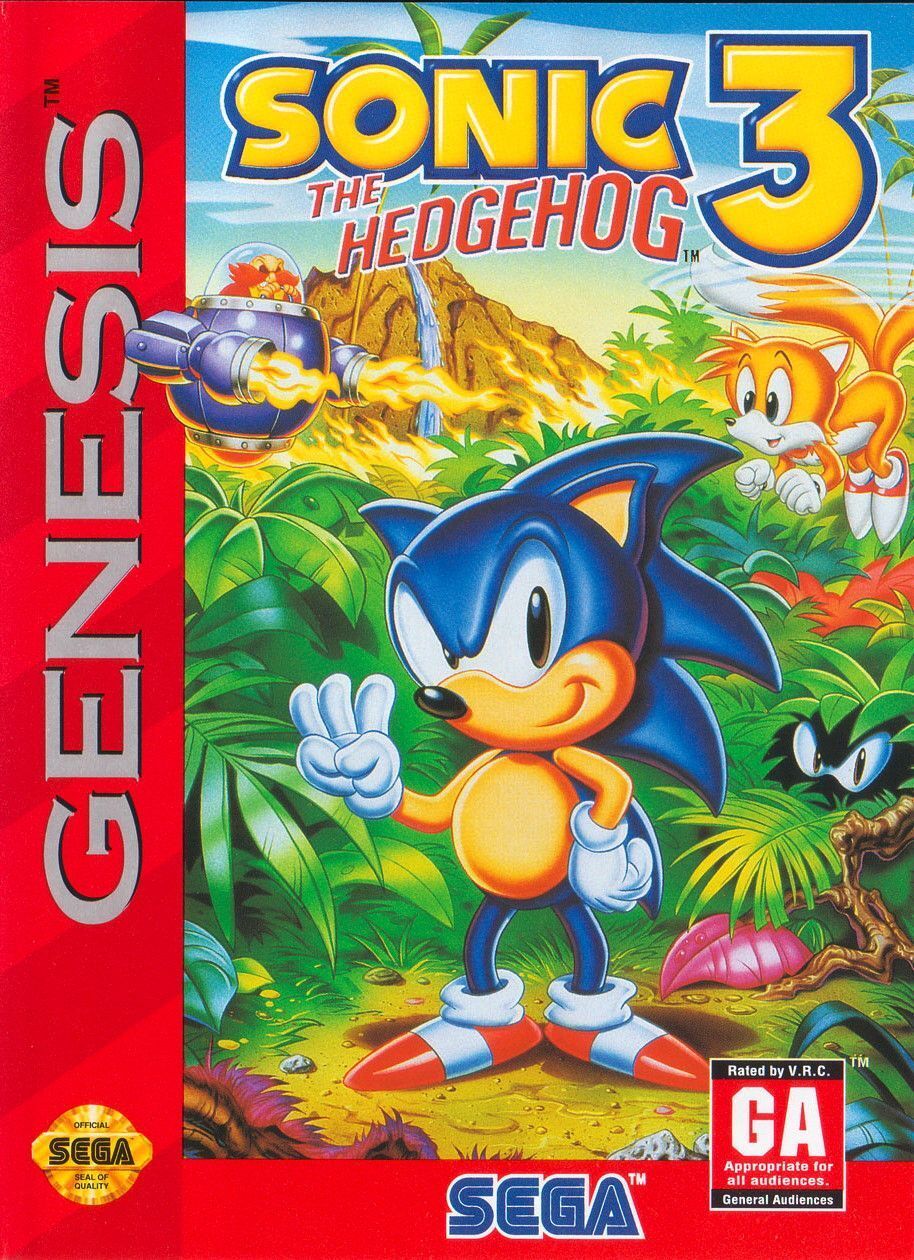 Игра Соник 3 Sonic 3 16 bit (Sega, Русская версия) купить по низкой ...