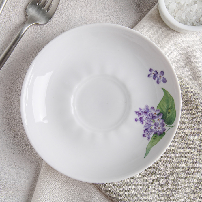 Блюдце "Сирень ", диаметр: 15 см