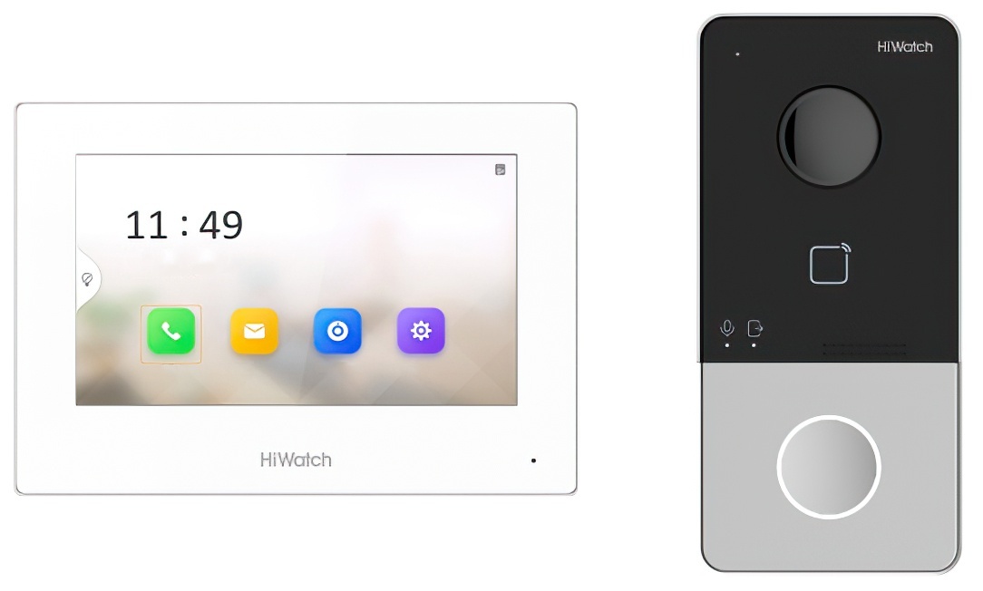 DS-D100IKWF(B)КомплектIP-видеодомофонаHiWatch