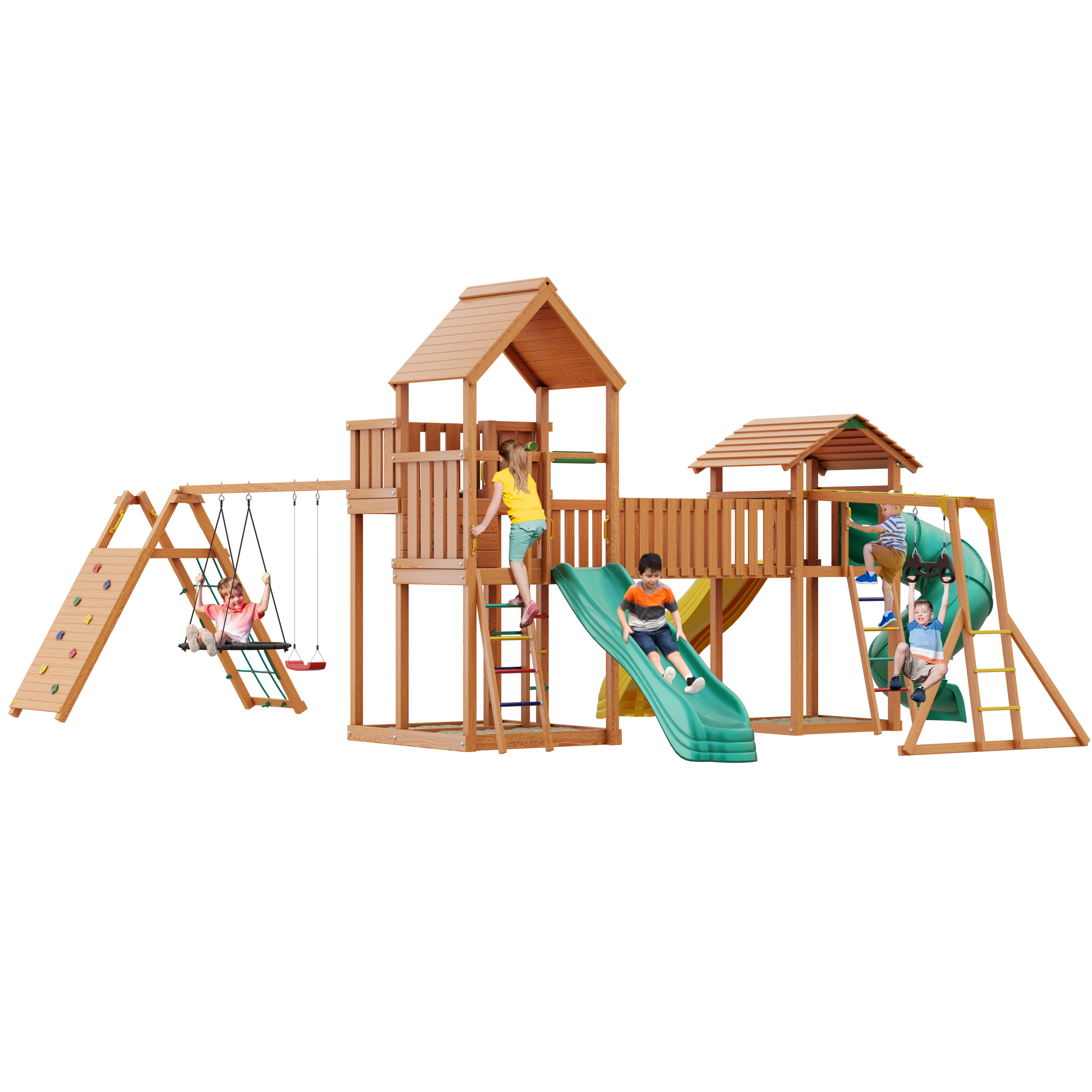 Детский игровой комплекс Jungle Gym JB18 "Фудзияма" детская площадка ...