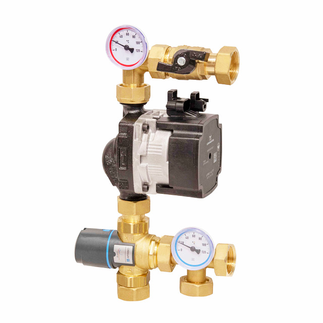 Клапан сантехнический AFRISO Насосно-смесительный узел коллектора ...