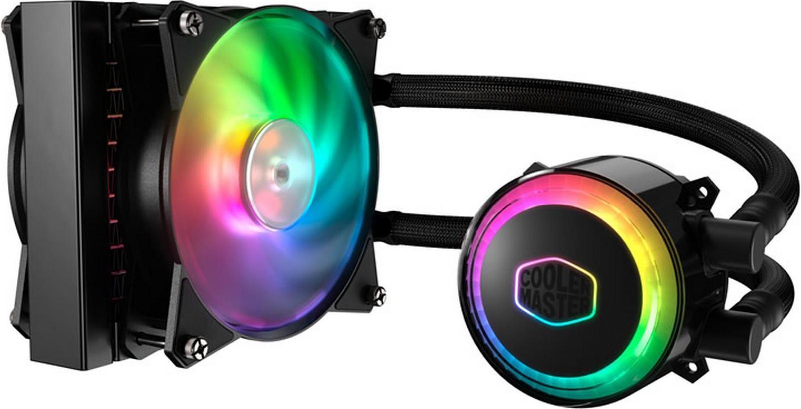 Как понять водяное охлаждение. Система охлаждения Cooler Master MASTERLIQUID ml120r RGB. Coolermaster MASTERLIQUID ml120 RGB. Система охлаждения Cooler Master MASTERLIQUID ml240r RGB. Cooler MASTERLIQUID 120.