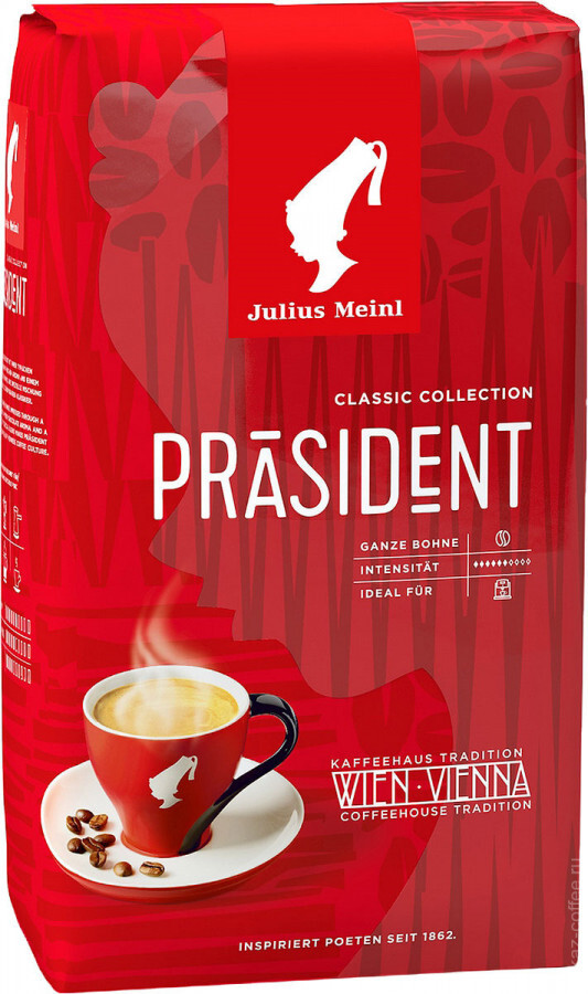 Кофе в зернах Julius Meinl President Classic Collection 1кг — купить в ...