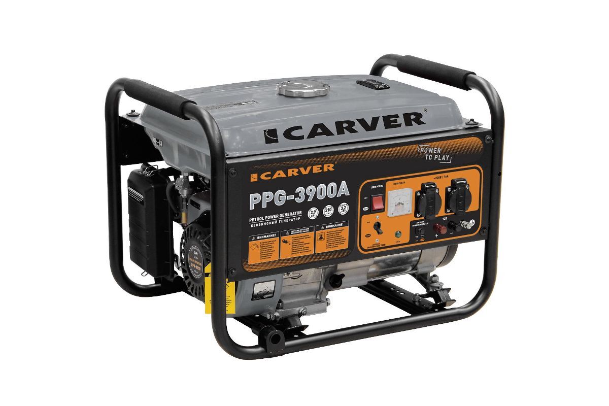 Генератор Carver PPG- 3900А BUILDER 3кВт - купить по низкой цене в ...