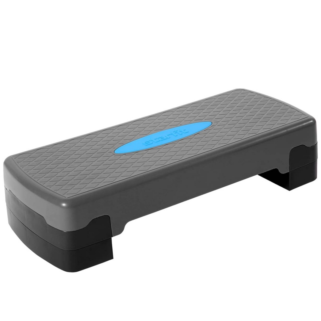 Степ-платформа фиксирующаяся Starfit SP-103 67,5х28,5х15 см, 2-х уровневая